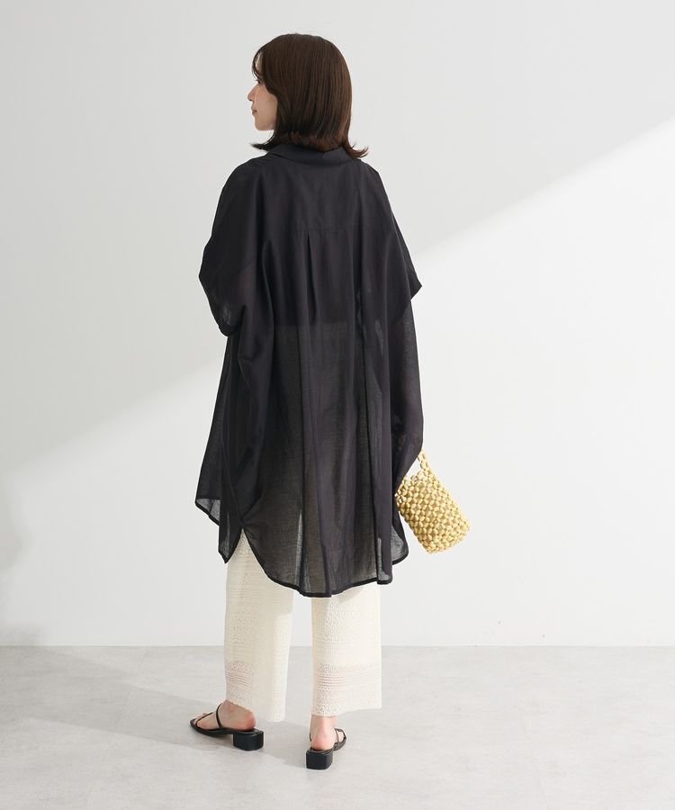 Green Parks「インド綿 ボイルポンチョチュニック」|チュニック|