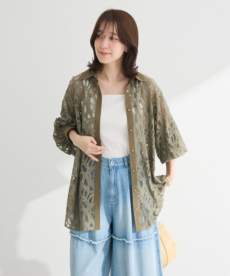 Green Parks「スクエアラメタンクトップ」|インナー|