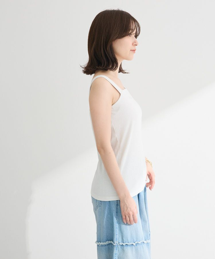 Green Parks「スクエアラメタンクトップ」|インナー|