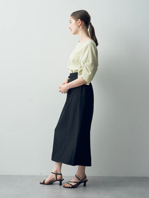 YECCA VECCA「ベルト付きナロースカート」|スカート|