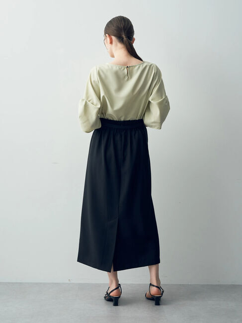 YECCA VECCA「ベルト付きナロースカート」|スカート|