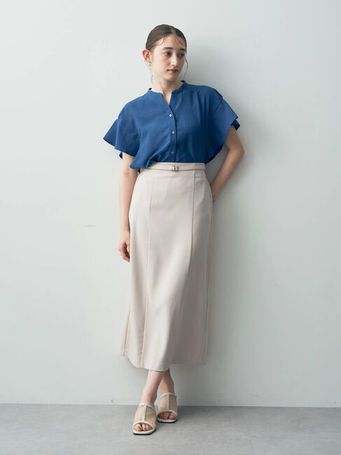 YECCA VECCA「ベルト付きナロースカート」|スカート|