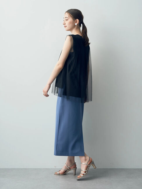 YECCA VECCA「ベルト付きナロースカート」|スカート|