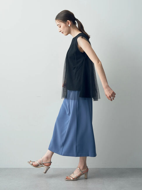 YECCA VECCA「ベルト付きナロースカート」|スカート|