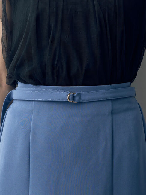 YECCA VECCA「ベルト付きナロースカート」|スカート|