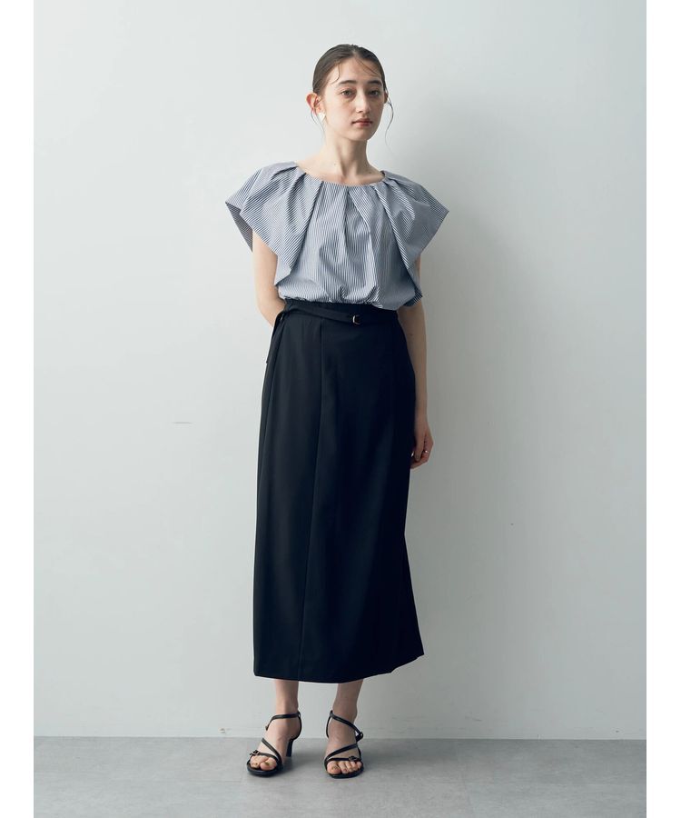 YECCA VECCA「ベルト付きナロースカート」|スカート|