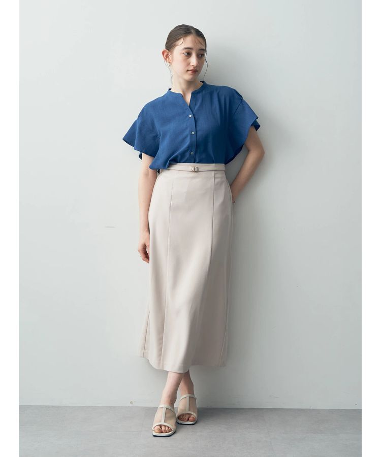 YECCA VECCA「ベルト付きナロースカート」|スカート|