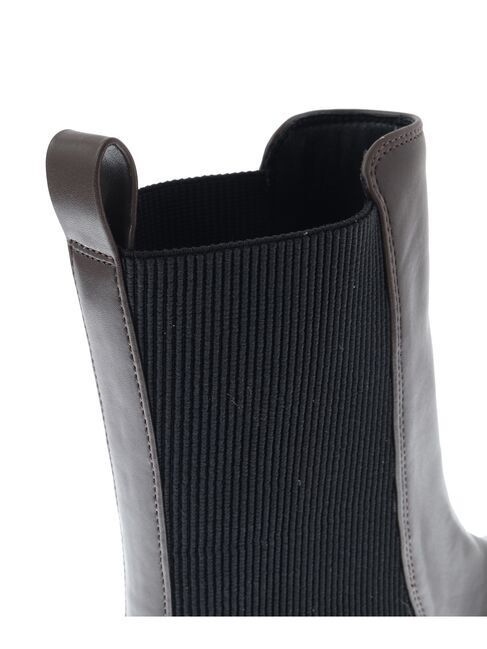 YECCA VECCA「【CLASSY.掲載】サイドゴアミドル丈ブーツ」|ショートブーツ|