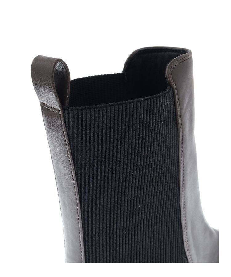 YECCA VECCA「【CLASSY.掲載】サイドゴアミドル丈ブーツ」|ショートブーツ|