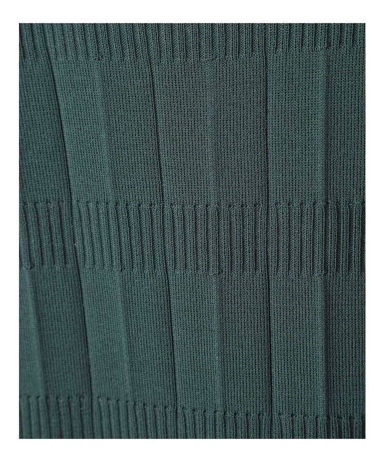 YECCA VECCA「プリーツニットドッキングワンピース」|ワンピース|