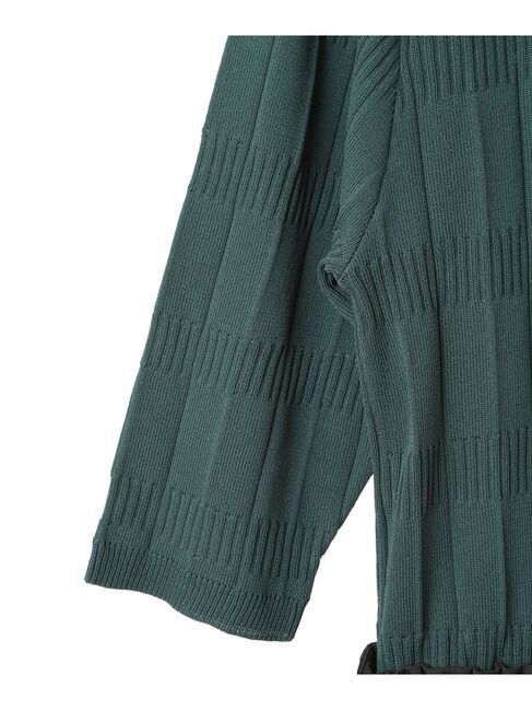 YECCA VECCA「プリーツニットドッキングワンピース」|ワンピース|