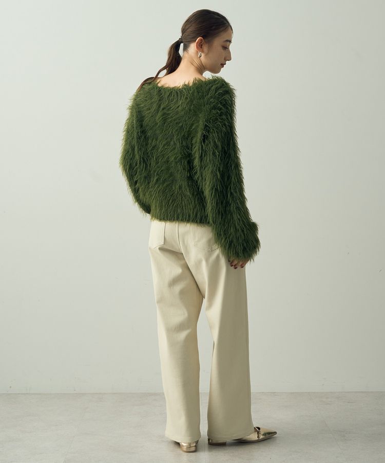 Editt by YECCA VECCA「フェザーMIXロービングニット」|ニット・セーター|