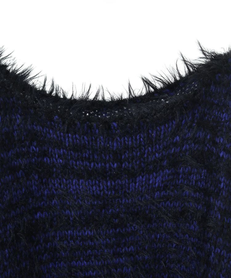 Editt by YECCA VECCA「フェザーMIXロービングニット」|ニット・セーター|