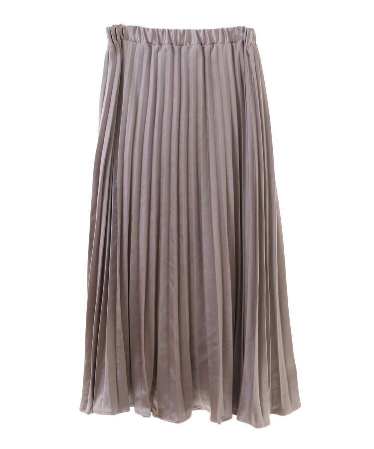 YECCA VECCA「サテンプリーツスカート」|スカート|