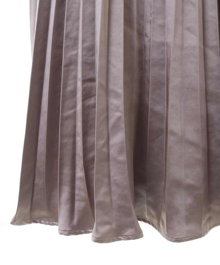 YECCA VECCA「サテンプリーツスカート」|スカート|