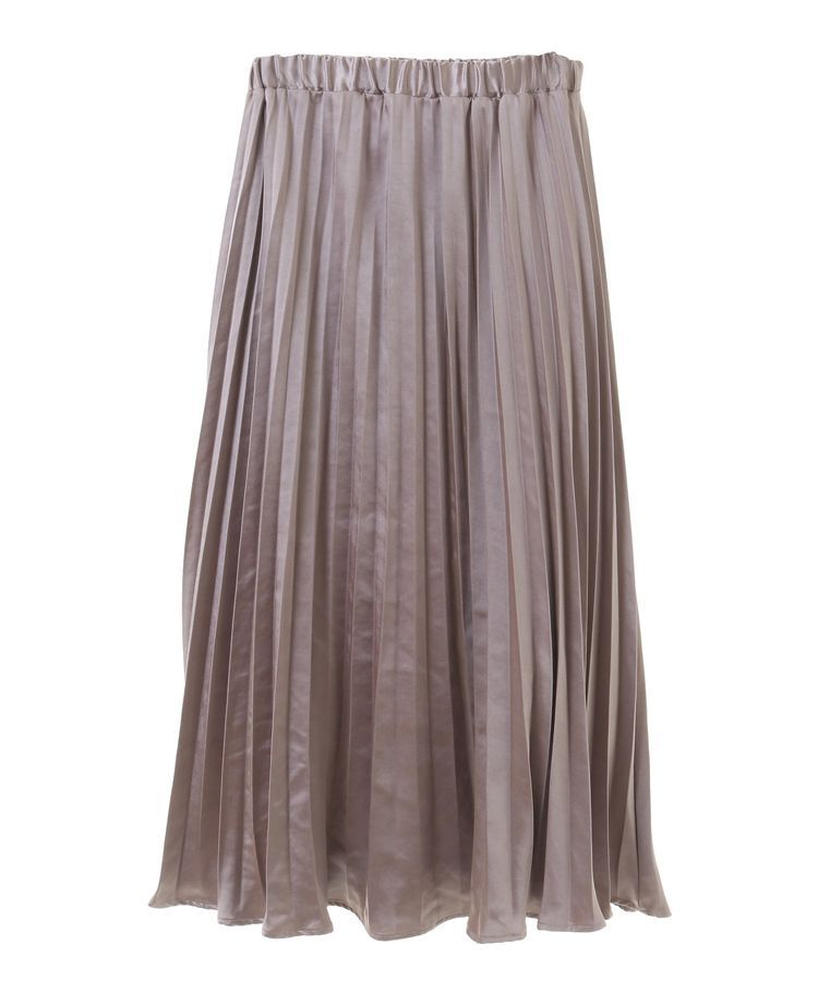 YECCA VECCA「サテンプリーツスカート」|スカート|