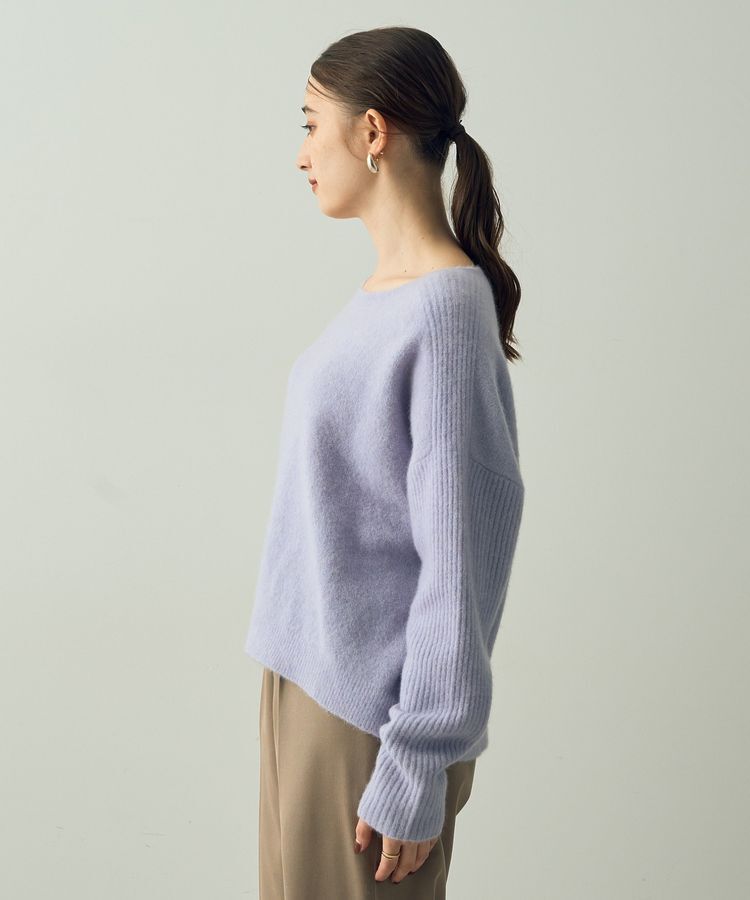 YECCA VECCA「ラクーン混ドルマンニット」|ニット・セーター|