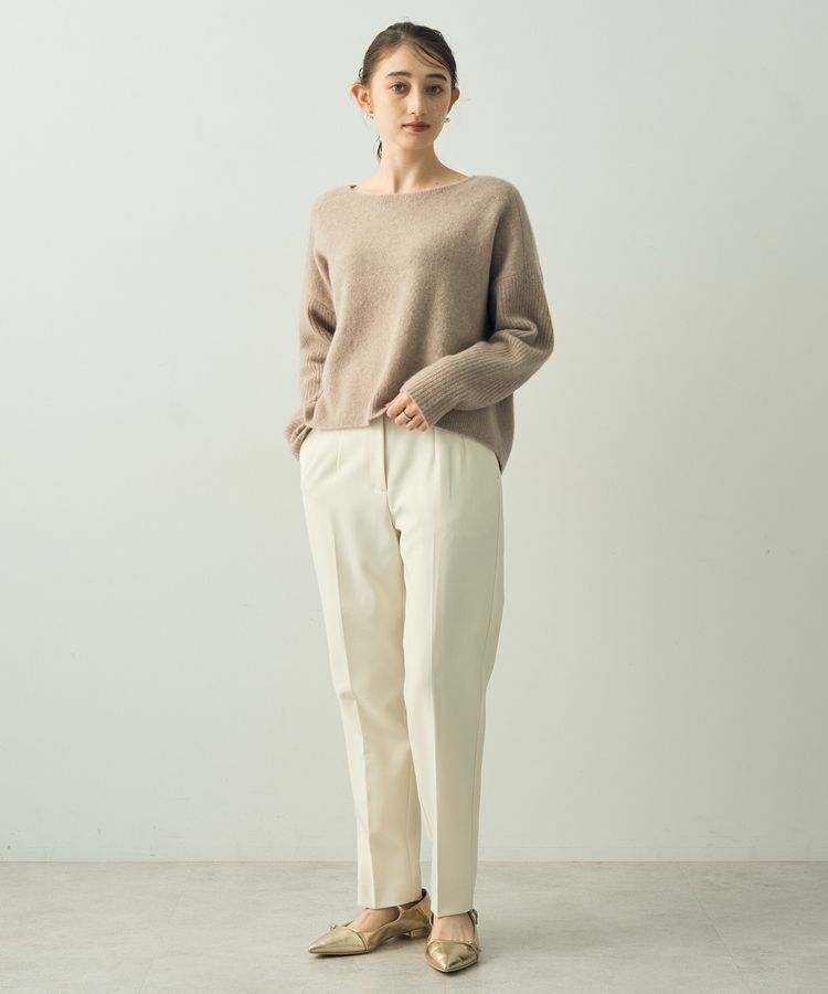 YECCA VECCA「ラクーン混ドルマンニット」|ニット・セーター|