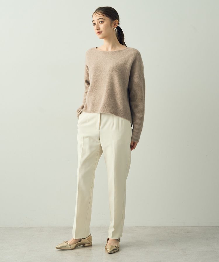 YECCA VECCA「ラクーン混ドルマンニット」|ニット・セーター|