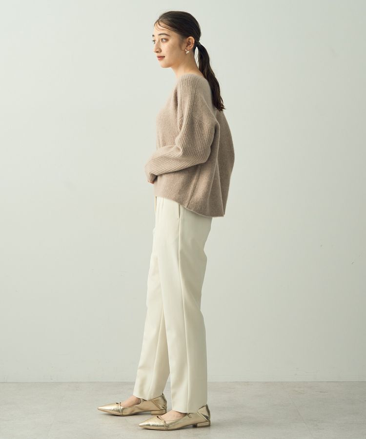 YECCA VECCA「ラクーン混ドルマンニット」|ニット・セーター|