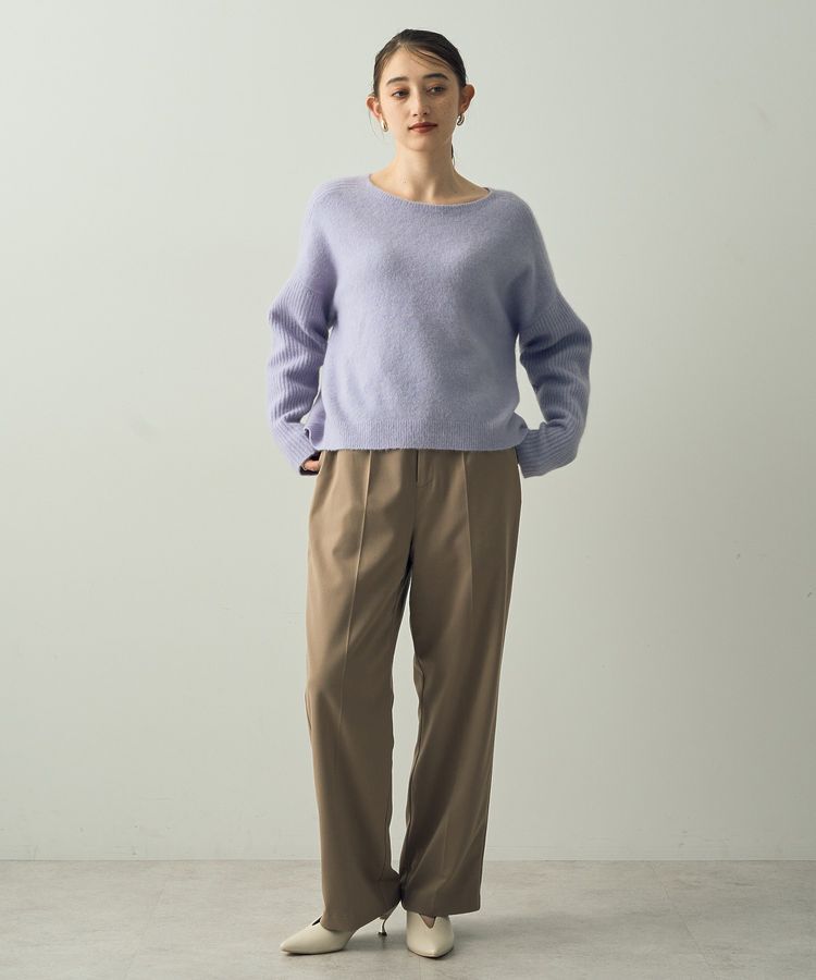 YECCA VECCA「ラクーン混ドルマンニット」|ニット・セーター|