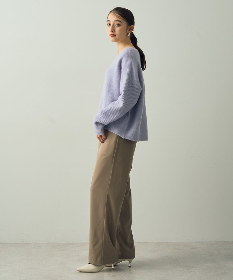 YECCA VECCA「ラクーン混ドルマンニット」|ニット・セーター|