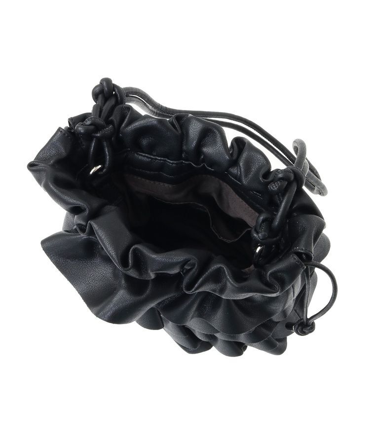 YECCA VECCA「【cache cache】フリルギャザースマホショルダーバッグ」|ショルダー・メッセンジャー|