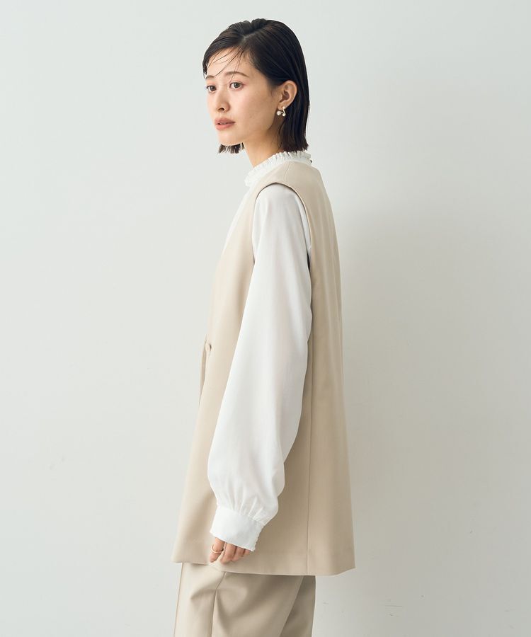 YECCA VECCA「ノーカラージレ」|ベスト・ジレ|