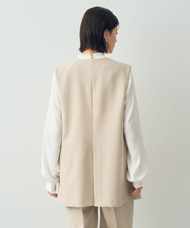 YECCA VECCA「ノーカラージレ」|ベスト・ジレ|