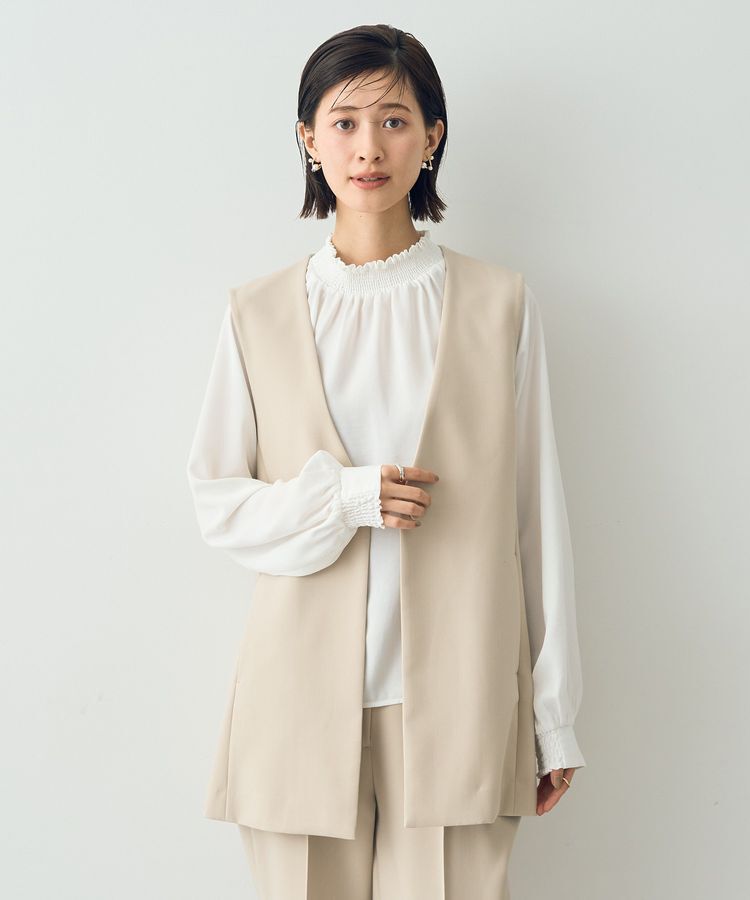 YECCA VECCA「ノーカラージレ」|ベスト・ジレ|