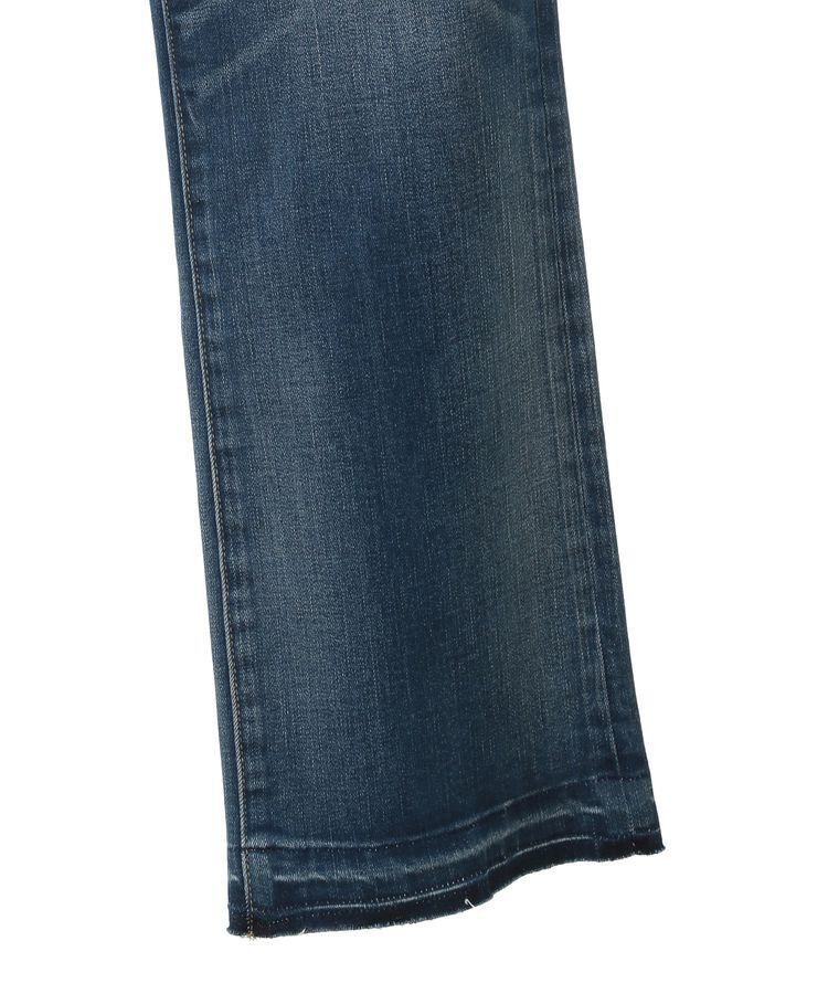 YECCA VECCA「カットオフスリムストレートデニムパンツ」|デニム|