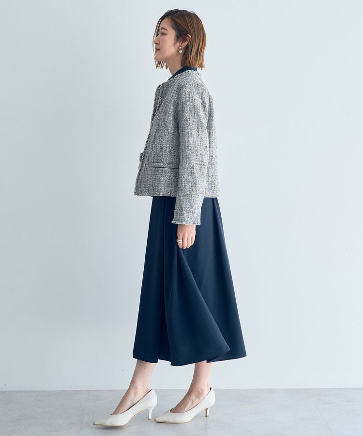 YECCA VECCA「ツイードジャケット」|テーラードジャケット|