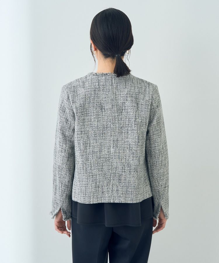 YECCA VECCA「ツイードジャケット」|テーラードジャケット|