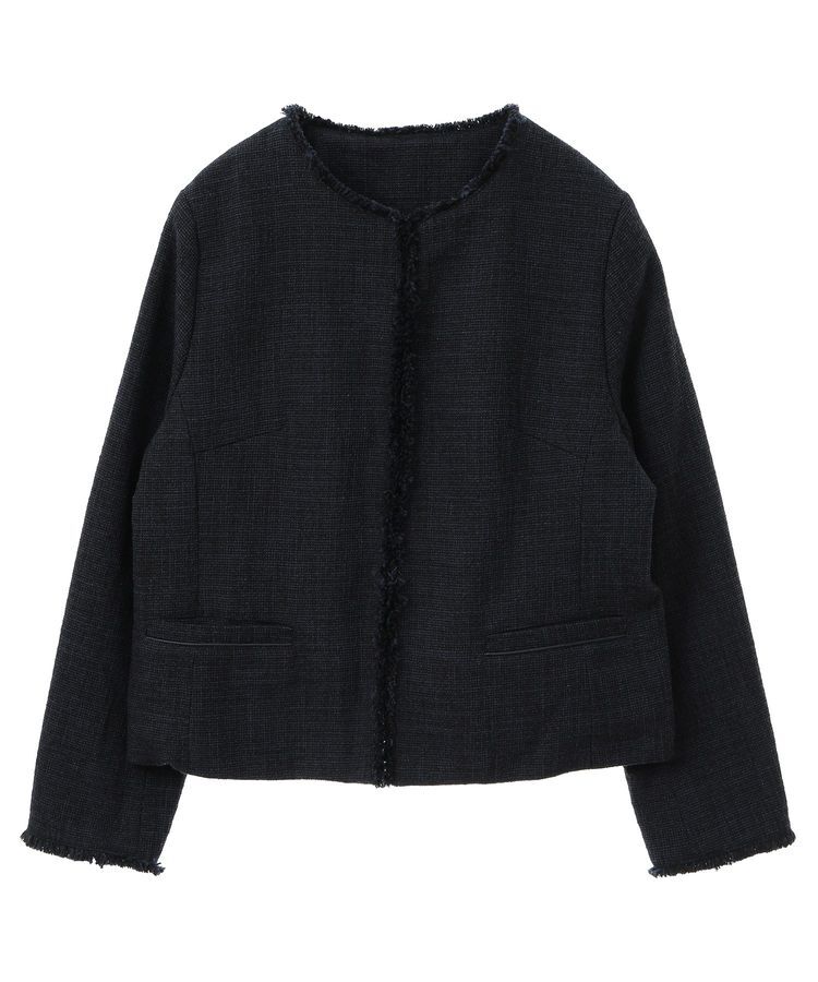 YECCA VECCA「ツイードジャケット」|テーラードジャケット|