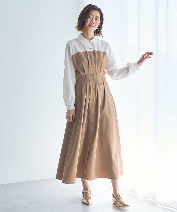 YECCA VECCA「ベアドッキングワンピース」|ワンピース|