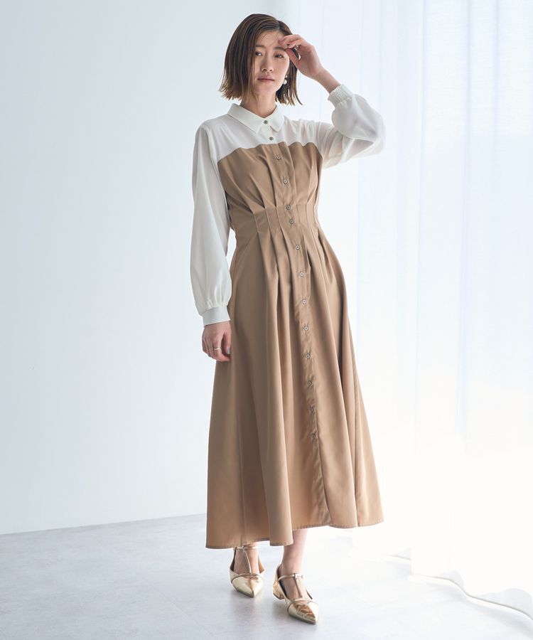 YECCA VECCA「ベアドッキングワンピース」|ワンピース|