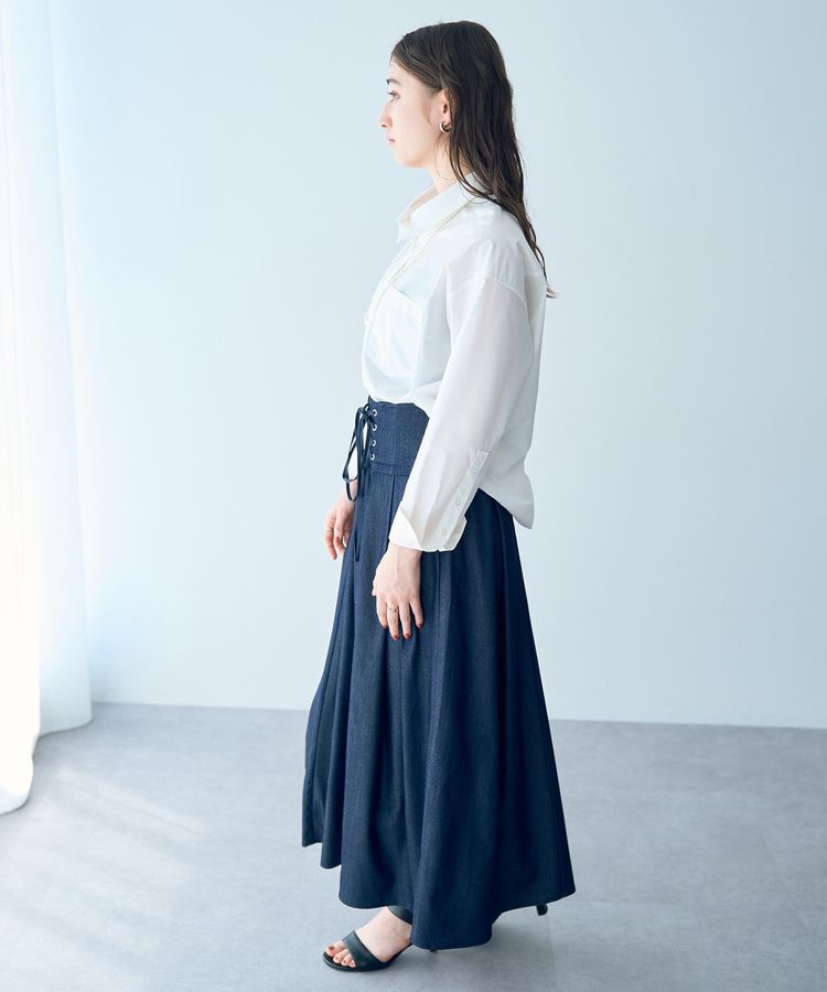 YECCA VECCA「イージーケアオーバーシャツ」|シャツ・ブラウス|