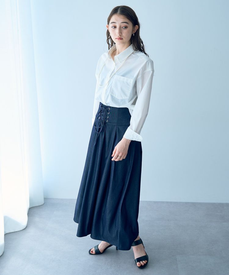 YECCA VECCA「イージーケアオーバーシャツ」|シャツ・ブラウス|