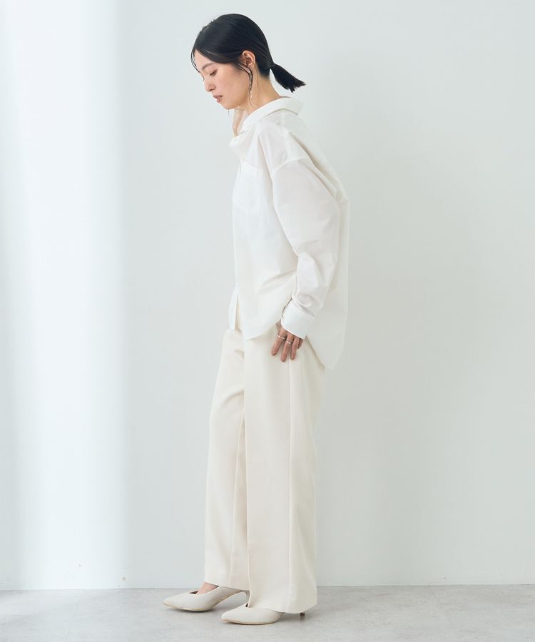 YECCA VECCA「イージーケアオーバーシャツ」|シャツ・ブラウス|