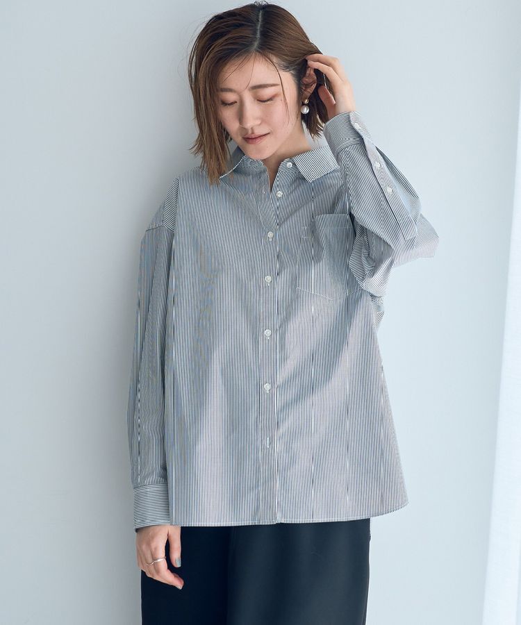 YECCA VECCA「イージーケアオーバーシャツ」|シャツ・ブラウス|