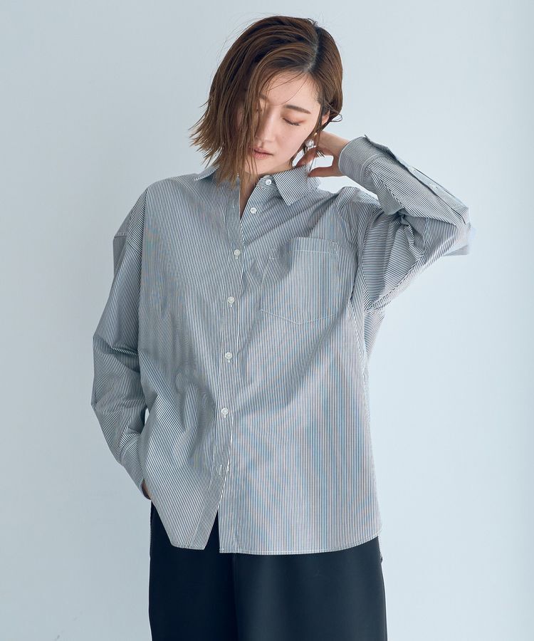 YECCA VECCA「イージーケアオーバーシャツ」|シャツ・ブラウス|