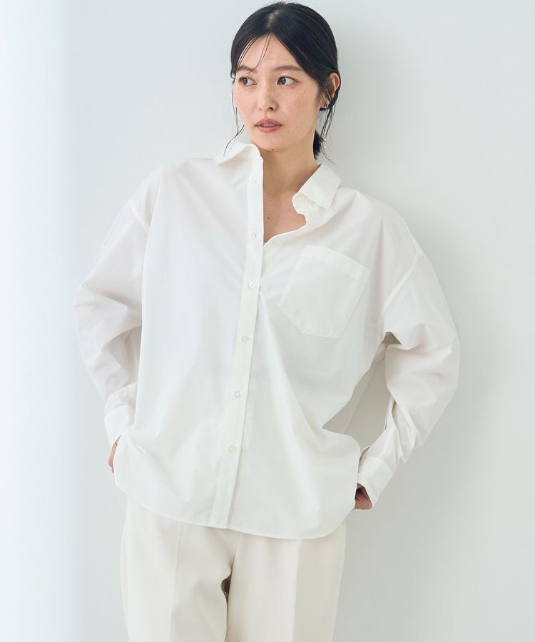 YECCA VECCA「イージーケアオーバーシャツ」|シャツ・ブラウス|