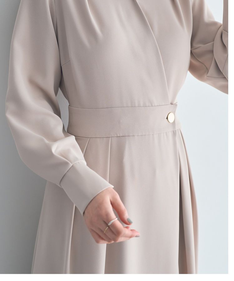 YECCA VECCA「カシュクールタックワンピース」|ワンピース|