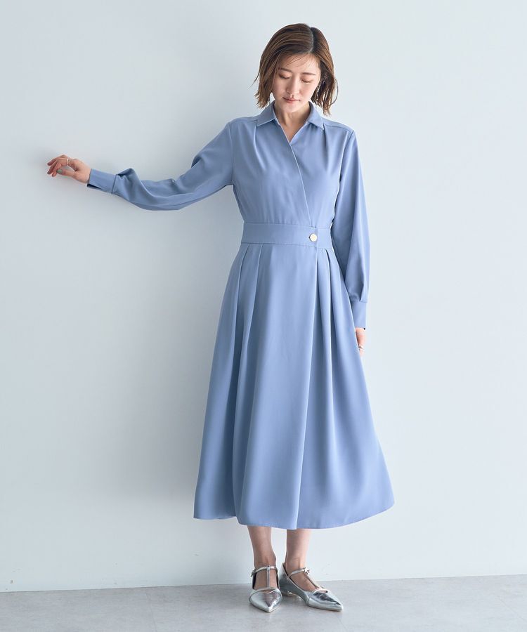 YECCA VECCA「カシュクールタックワンピース」|ワンピース|