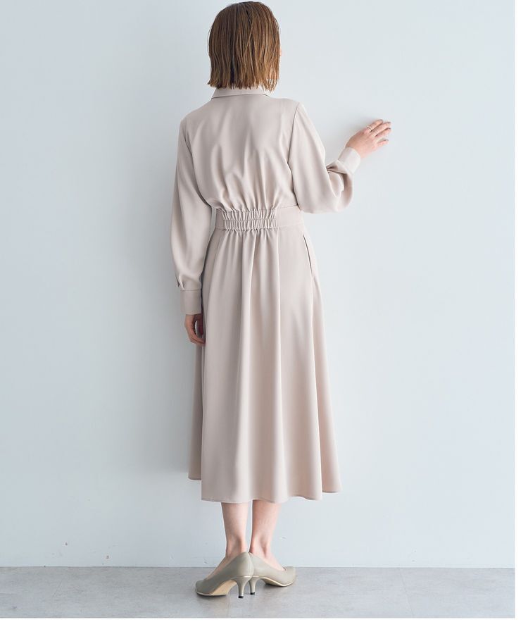 YECCA VECCA「カシュクールタックワンピース」|ワンピース|