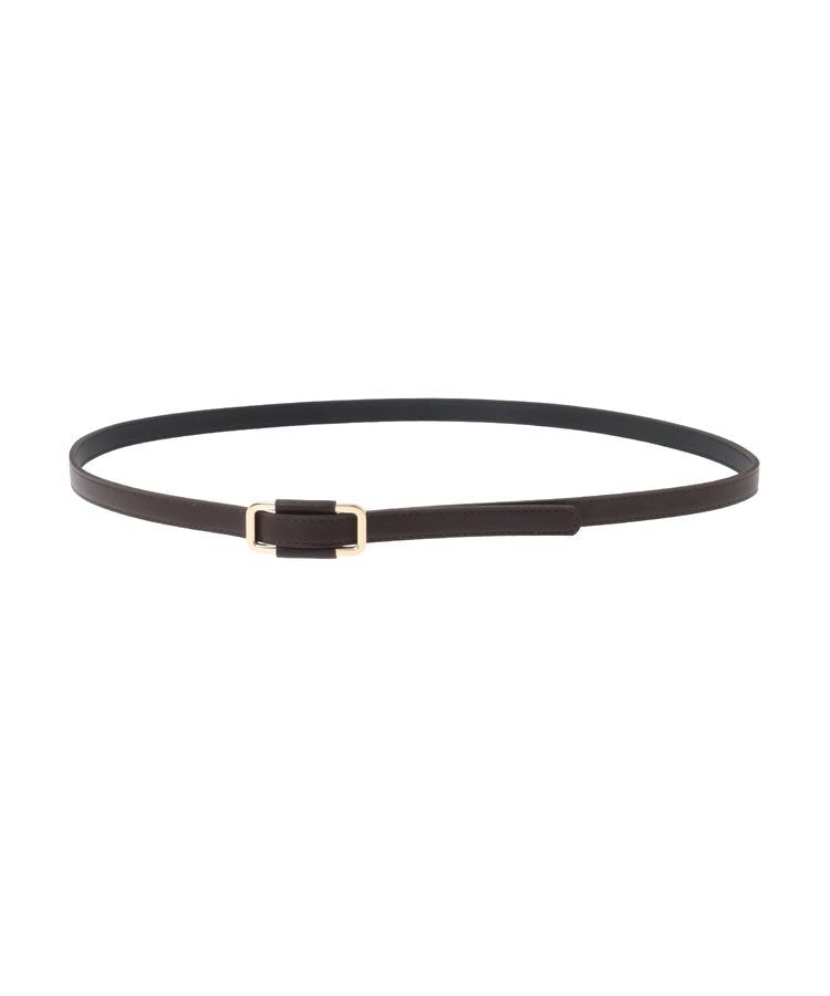 YECCA VECCA「スクエアバックル細ベルト」|ベルト|