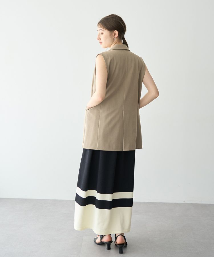 YECCA VECCA「金釦テーラードジレジャケット」|ベスト・ジレ|