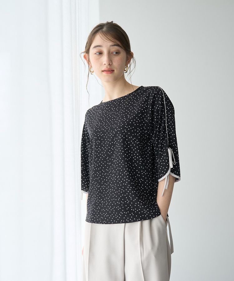 YECCA VECCA「配色リボンブラウス」|シャツ・ブラウス|