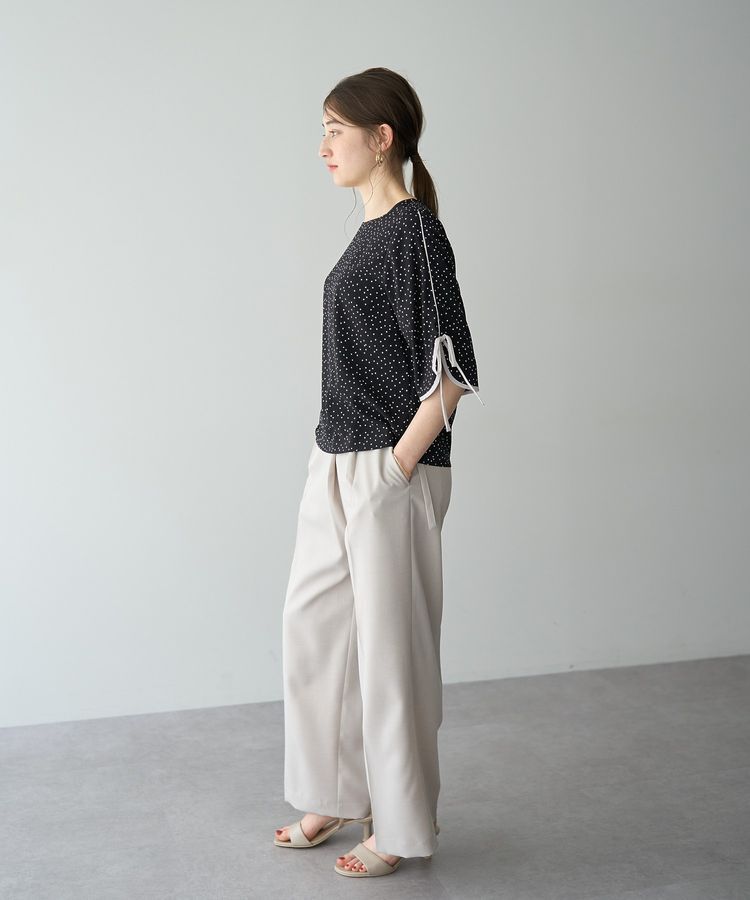 YECCA VECCA「配色リボンブラウス」|シャツ・ブラウス|