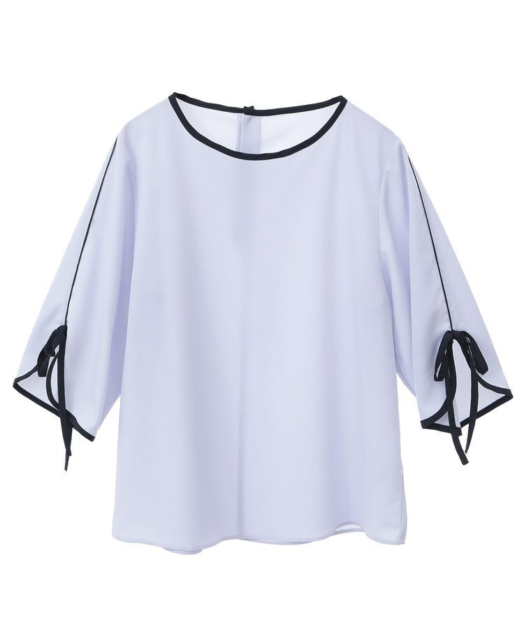 YECCA VECCA「配色リボンブラウス」|シャツ・ブラウス|